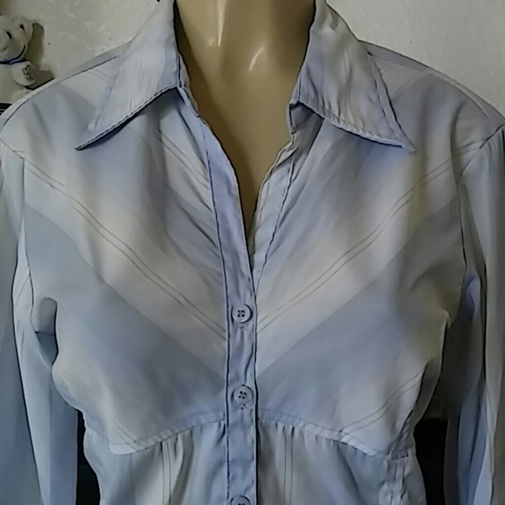 Millennium Casual Button Down Blouse - image 2